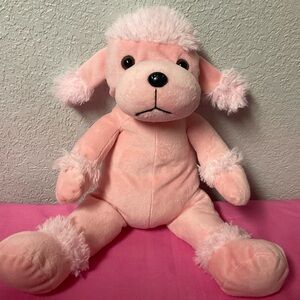 Restored Plush Pink Poodle Dog Stuffed Animals Plush Toys Poodle Plushies Gifts